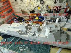 3d Printed 1/144 Ijn Js Maya (ddg-179) Destroyer Full Hull