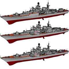 3d Printed Kit 1/700/1250/2000 Ussr Modern Class 956/956em/956u Destroyer