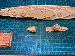 3d Printed 1/700 Soviet Pyotr Velikiy Cruiser(full Hull/waterline)