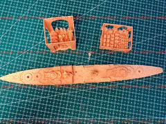 3d Printed 1/700 British Uganda Class Light Cruiser(full Hull/waterline)