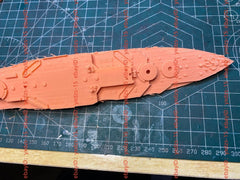 3d Printing 1/700 French Brittany Class Battleship Lorraine(full Hull/waterline)