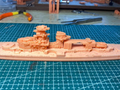 3d Printed 1/700 German Battleship Gneisenau(full Hull/waterline)
