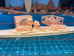 3d Printed 1/700 Mainz Light Cruiser(full Hull/waterline)