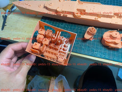 1/200 Uss Fletcher Class Destroyer(full Hull/waterline) 3d Printed Kits