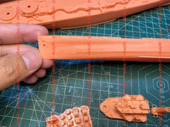 3d Printed 1/700 Hms Belfast Light Cruiser(full Hull/waterline)