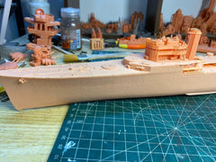 1/350 Military Model Kit France Navy Heavy Cruiser Dupleix(full Hull/waterline)