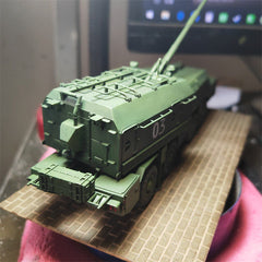 1/72 Russian A-222 Coastal Defense Gun Painted Finished Model