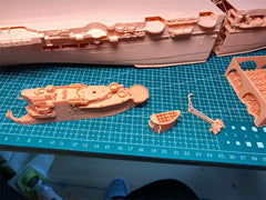 3d Printed Kit 1/350 Hms Indomitable Aircraft Carrier(full Hull/waterline)