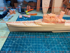 3d Printed 1/350 Hms Liverpool (c11) Cruiser(full Hull/waterline)