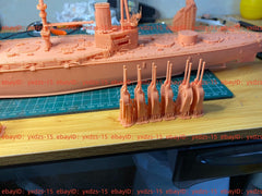3d Printed 1/350 Wwi Hms Agincourt Dreadnought Battleship(full Hull/waterline)