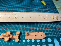 3d Printed 1/350 IJN Akizuki-class destroyer(full Hull/waterline)