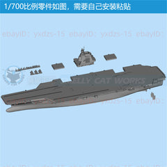 3d Printed Kits 1/700/1250/2000 Cina Type 003 Aircraft Carrier Cns Fujian