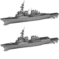 3d Printed Kit 1/700/1250/2000 Us Arleigh Burke Flight I/iia/iii Destroyer Ddg51