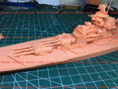 3d Printed Kits 1/700 German H-class Pommern Battleship(full Hull/waterline)
