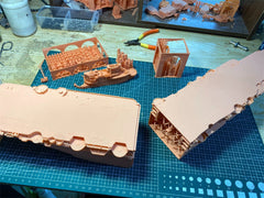 3d Printed Kit 1/350 Hms Indomitable Aircraft Carrier(full Hull/waterline)