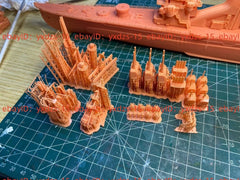 3d Printed 1/350 IJN Furutaka-class Heavy Cruiser(full Hull/waterline)