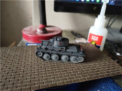 1/72 German Panzerkampfwagen 38(t) Ausführung E/F Tank Painted Finished Model