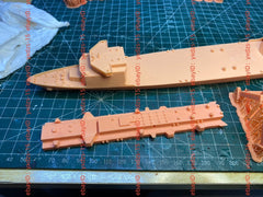 3d Printed 1/350 China Type 901 Replenishment Ship(full Hull/waterline)