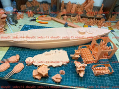 3d Printed 1/200 Wwii New Mexico Bb-40 Battleship(full Hull/waterline)