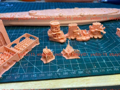 3d Printed 1/700 Ijn Dashan Battleship(full Hull/waterline)