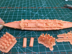 3d Printed 1/700 Dutch Haldane Cruiser(full Hull/waterline)