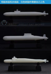 3d Printed 1/1250/2000 Ussr Delta Iv/typhoon/north Wind God Submarine