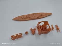 1/700 USS Arizona (BB-39) Battleship(full Hull/waterline)