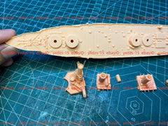 3d Printing Kit 1/700 Us Arkansas Battleship Bb-33(full Hull/waterline)