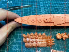 3d Printed Kits 1/700 Hms Minotaur Cruiser(full Hull/waterline)