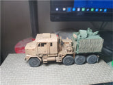 1/72 US M1070 GunTruck Firepower Transport Vehicle Painted Finished Model