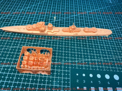 3d Printed Kits 1/350 Wwii French Mogador Class Destroyer(full Hull/waterline)