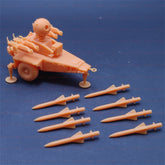 3d Printed 1/72 British Rapier Surface-to-Air Missile System Unpainted Kit