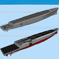 3d Printed Kits 1/700/1250/2000 1987 Concept Version Of Us Arsenal Ship Cruiser
