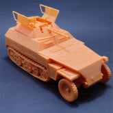 3d Printed 1/72 German Sd.Kfz.250/9 Half-Track Armored Vehicle Unpainted Kit