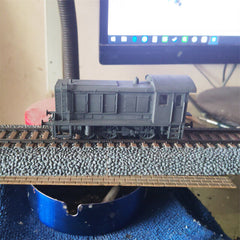 1/72 German Wr360 C12 Diesel Locomotive Painted Finished Model