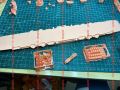 3d Printed 1/700 Soviet Chekhov Aircraft Carrier(full Hull/waterline)