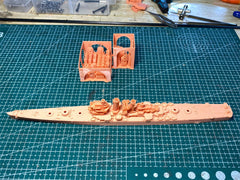 3d Printed 1/700 USS Helena (CL-50) Light Cruiser(full Hull/waterline)