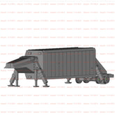 3d Printed 1/72/144 THAAD AN/TPY-2 Radar