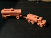3d Printed 1/72/144 Ural Fuel Tank Truck Unpainted Kit