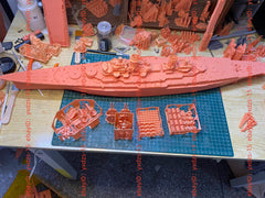 3d Printed Kit 1/350 Uss Constellation Battlecruiser(full Hull/waterline)