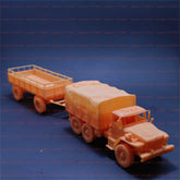 3d Printed 1/72/144 Russia Ural Truck Unpainted Model Kit