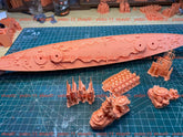 3d Printed 1/700 Germany Mecklenburg Battleship(full Hull/waterline)