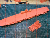 3d Printed Kits 1/700 Hms Malta Class Aircraft Carrier(full Hull/waterline)