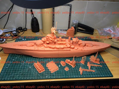 3d Printed Kit 1/350 Wwii Uss Colorado Bb-45 Battleship(full Hull/waterline)