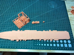 3d Printed 1/700 Hms Theseus (r64) Aircraft Carrier(full Hull/waterline)