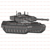 3d Printed 1/72 Belgian Leopard 1-C3105 Tank Unpainted Kit