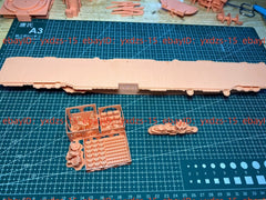 3d Printed 1/700 US Essex-class Aircraft Carrier(full Hull/waterline)