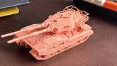 3d Printed 1/72/144 Type 61 Tank Of The Federal Army Unpainted Kit