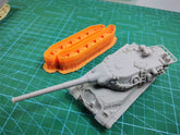 3d Printed 1/35/72 French F-series "Gascogne" AMX M4 (1954) Heavy Tank Kit