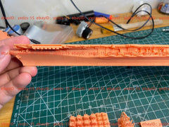 3d Printed 1/700 1945 Uss Midway Cv-41 Aircraft Carrier(full Hull/waterline)